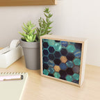 Blue & Gold Mini Art Print Gallery Image 2