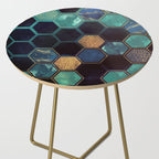 Blue & Gold Side Table Gallery Image 2