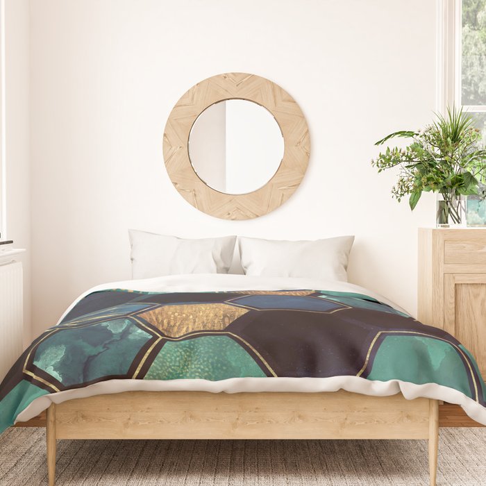 Blue & Gold Duvet Cover Gallery Image 3