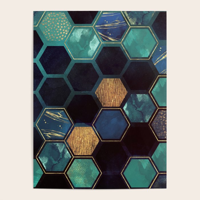Blue & Gold Poster Gallery Image 4