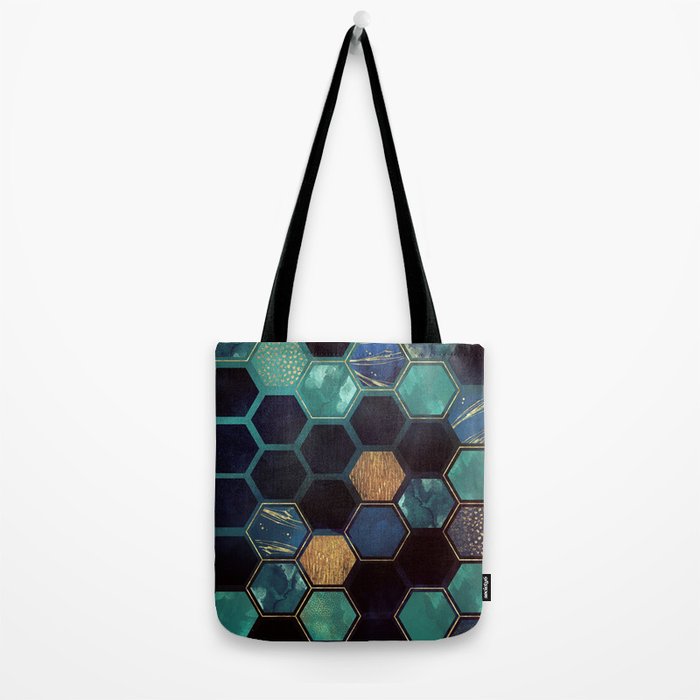 Blue & Gold Tote Bag Gallery Image 2
