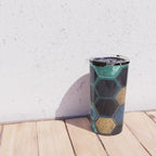 Blue & Gold Travel Mug Gallery Image 4