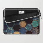 Blue & Gold Laptop Sleeve Gallery Image 2