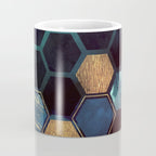 Blue & Gold Coffee Mug Gallery Image 4