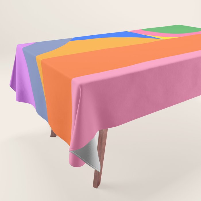 Shape and Color Study 59 Tablecloth Gallery Image 1