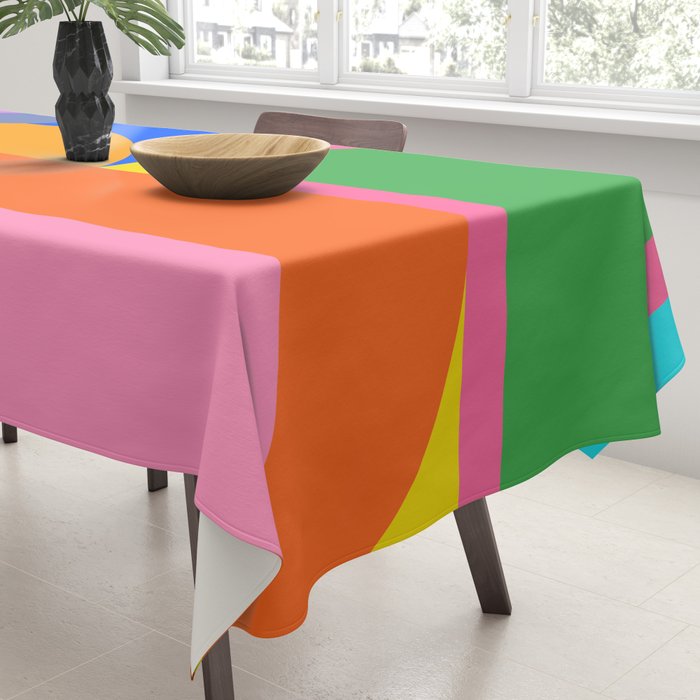 Shape and Color Study 59 Tablecloth Gallery Image 3