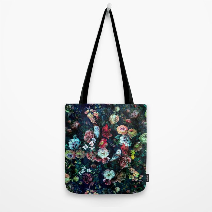 Night Garden Owls Tote Bag Gallery Image 2