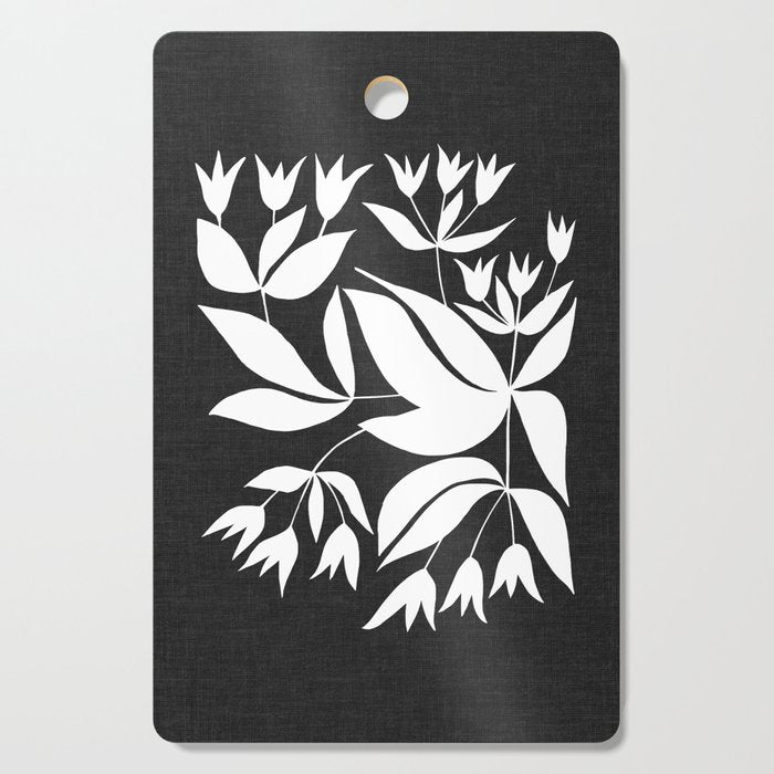 Vining Bell Flower ii Cutting Board Gallery Image 1