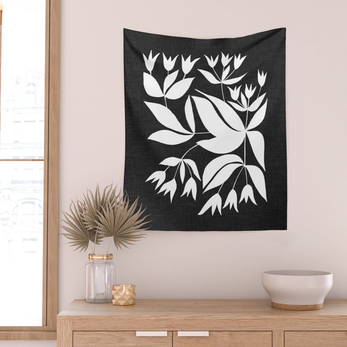 Vining Bell Flower ii Wall Tapestry Gallery Image 2