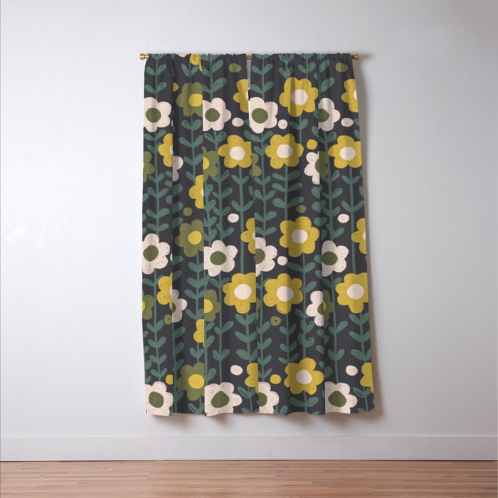 Dark green Window Curtain Gallery Image 3