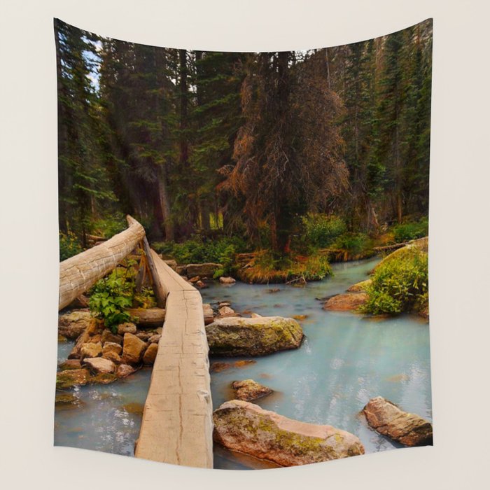Lake Haiyaha Trail Wall Tapestry Gallery Image 1