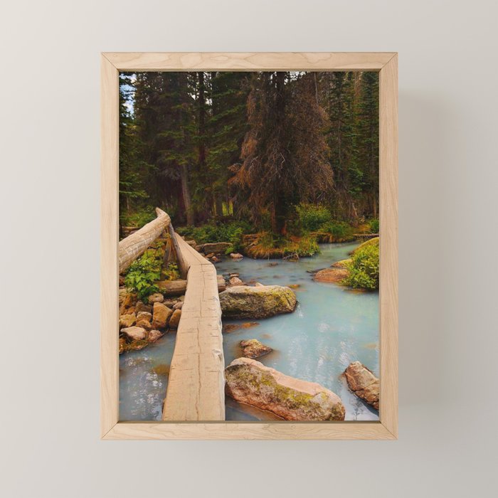 Lake Haiyaha Trail Mini Art Print Gallery Image 1