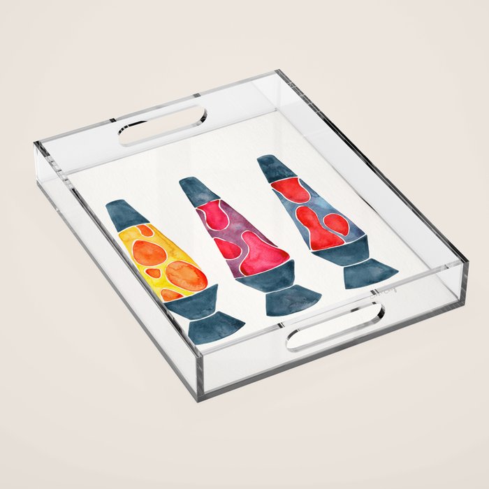 Retro Vibes â Warm Palette Acrylic Tray Gallery Image 1