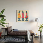 Retro Vibes - Warm Palette Wood Wall Art Gallery Image 2
