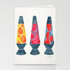 Retro Vibes - Warm Palette Stationery Card Gallery Image 2