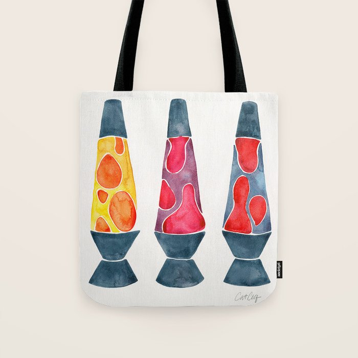 Retro Vibes - Warm Palette Tote Bag Gallery Image 1