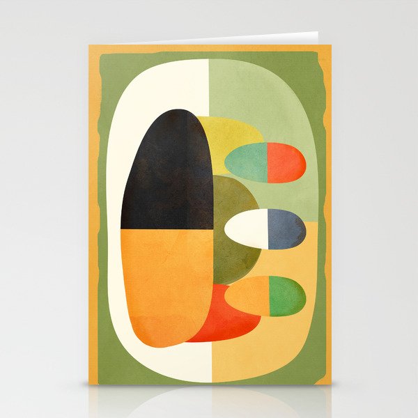 Modern Abstract Geometric Art 26 Stationery Card Gallery Image 2