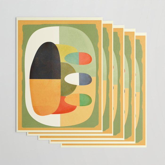 Modern Abstract Geometric Art 26 Wrapping Paper Gallery Image 3