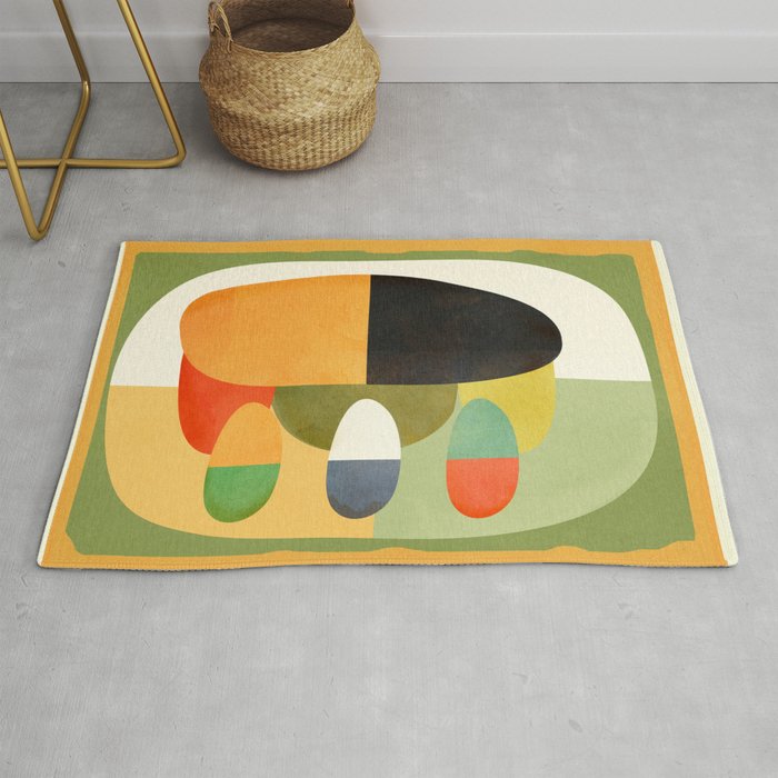 Modern Abstract Geometric Art 26 Rug Gallery Image 1