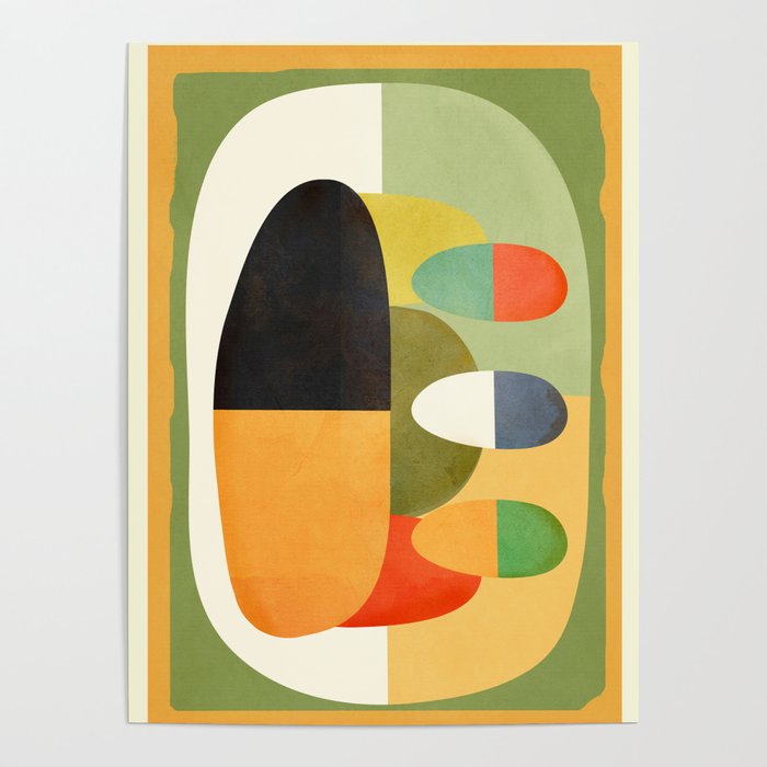Modern Abstract Geometric Art 26 Poster Gallery Image 1