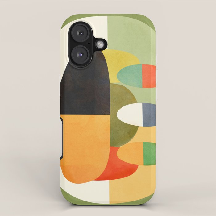 Modern Abstract Geometric Art 26 iPhone Case Gallery Image 1