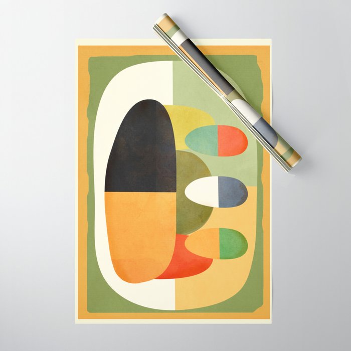 Modern Abstract Geometric Art 26 Wrapping Paper Gallery Image 1