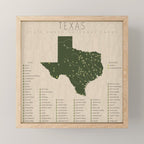 Texas Parks Mini Art Print Gallery Image 1