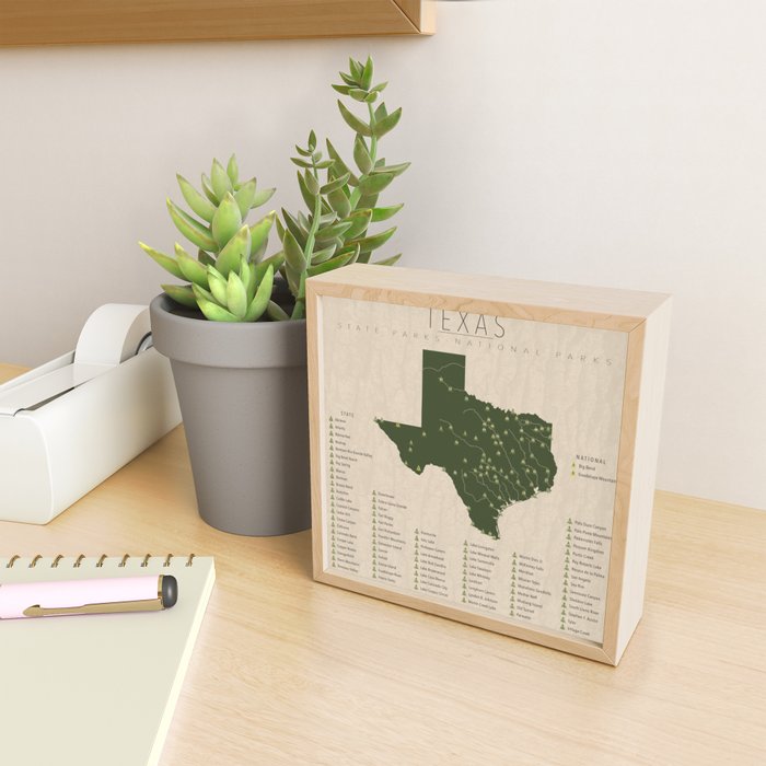 Texas Parks Mini Art Print Gallery Image 2