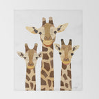 Giraffe Collage Throw Blanket Gallery Image 2