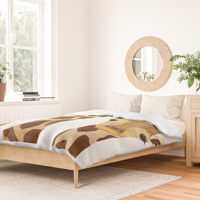 Giraffe Collage Duvet Cover Gallery Image 2