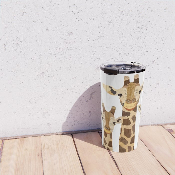 Giraffe Collage Travel Mug Gallery Image 4