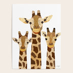 Giraffe Collage Poster Gallery Image 4