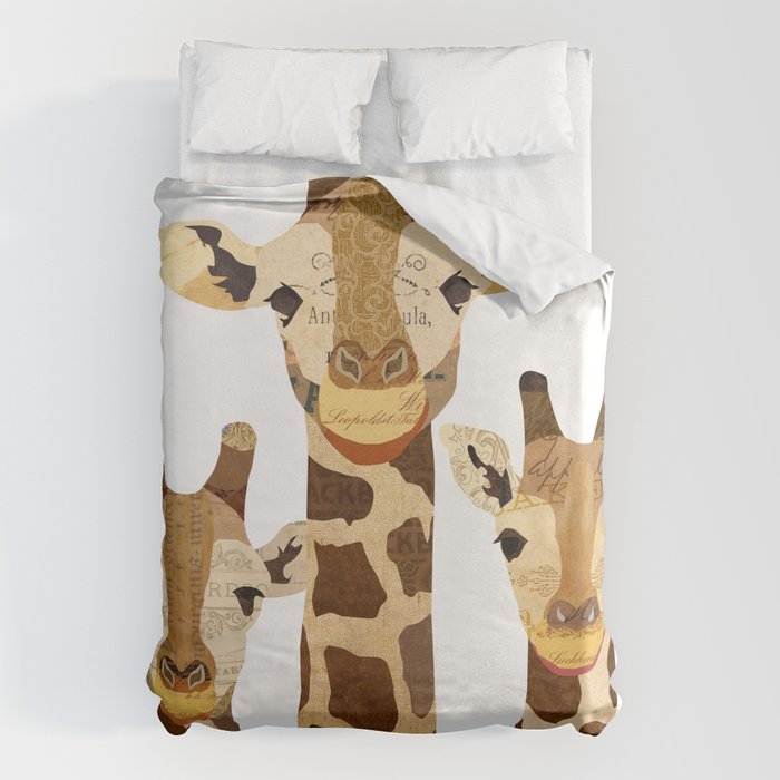 Giraffe Collage Duvet Cover Gallery Image 6