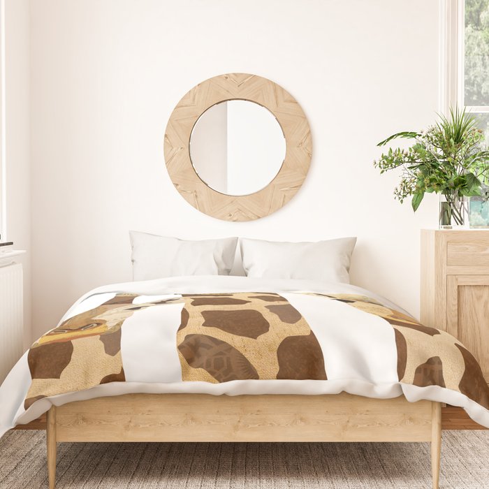 Giraffe Collage Duvet Cover Gallery Image 3
