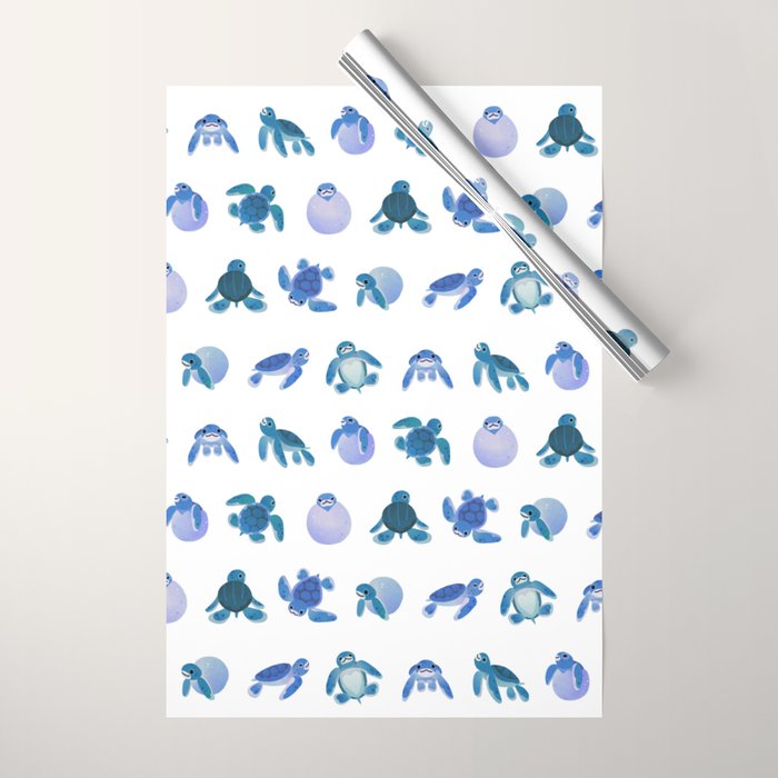 Baby sea turtles Wrapping Paper Gallery Image 1