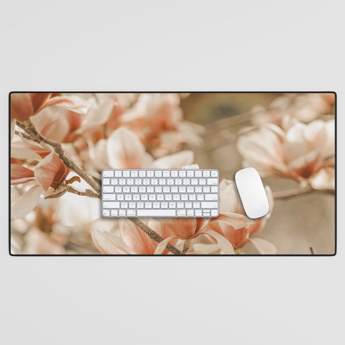 MAGNOLIA PEACH BLOSSOM TREE Desk Mat Gallery Image 1