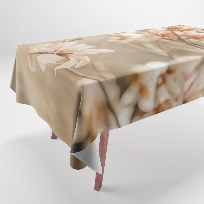 MAGNOLIA PEACH BLOSSOM TREE Tablecloth Gallery Image 1