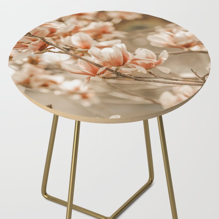 MAGNOLIA PEACH BLOSSOM TREE Side Table Gallery Image 2