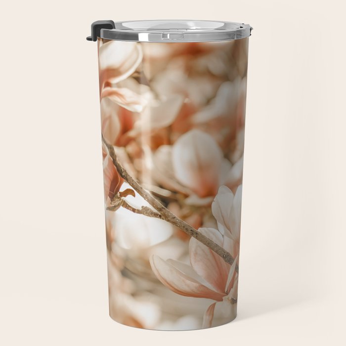 MAGNOLIA PEACH BLOSSOM TREE Travel Mug Gallery Image 3