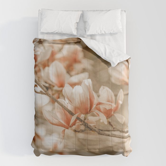 MAGNOLIA PEACH BLOSSOM TREE Comforter Gallery Image 1