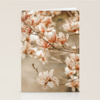 MAGNOLIA PEACH BLOSSOM TREE Stationery Card Gallery Image 2