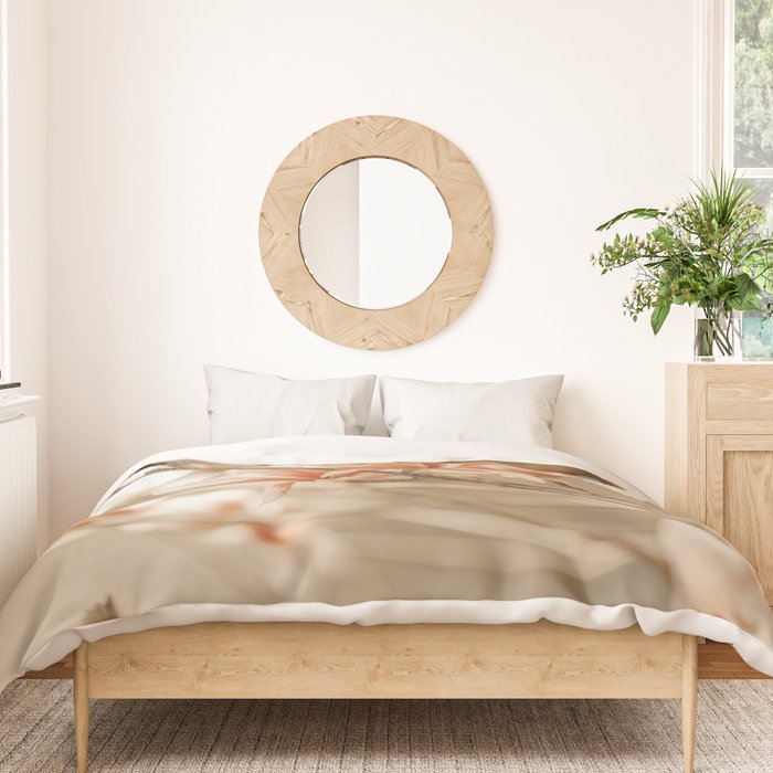 MAGNOLIA PEACH BLOSSOM TREE Duvet Cover Gallery Image 3