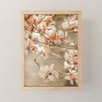 MAGNOLIA PEACH BLOSSOM TREE Mini Art Print Gallery Image 1