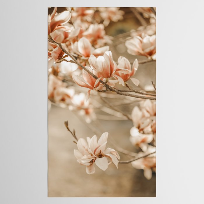 MAGNOLIA PEACH BLOSSOM TREE Tablecloth Gallery Image 2