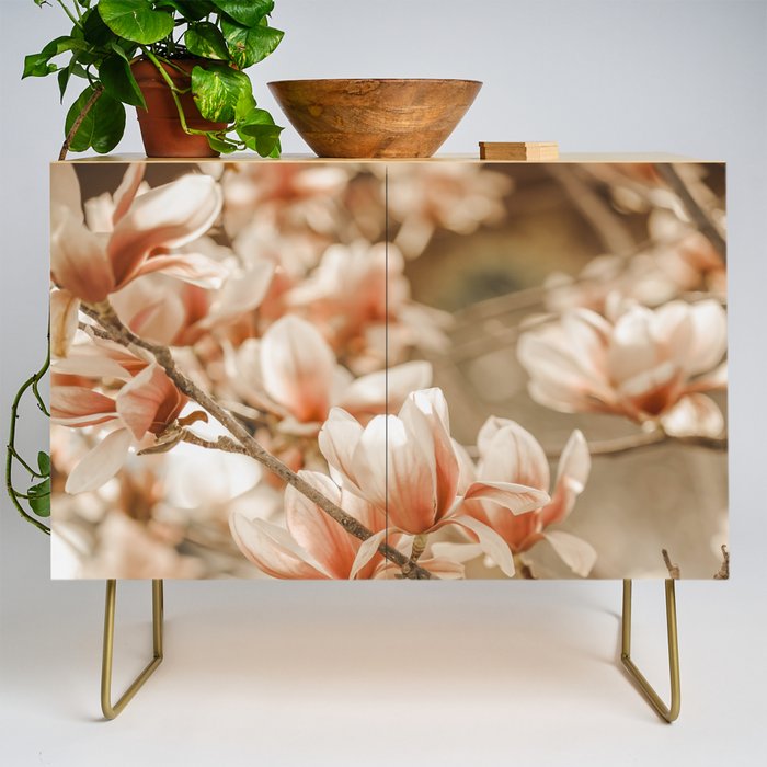 MAGNOLIA PEACH BLOSSOM TREE Credenza Gallery Image 1