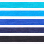 Colorful Blue Stripe Pattern Coffee Mug Gallery Image 2