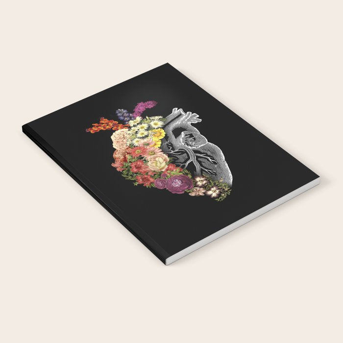 Flower Heart Spring Notebook