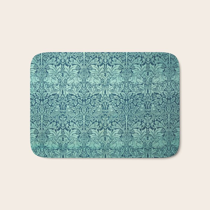 William Morris "Brer rabbit" 5. Bath Mat Gallery Image 1