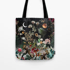 Future Garden Botanical Night Tote Bag Gallery Image 1