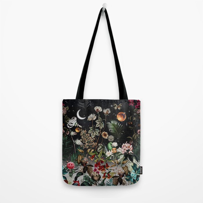 Future Garden Botanical Night Tote Bag Gallery Image 2